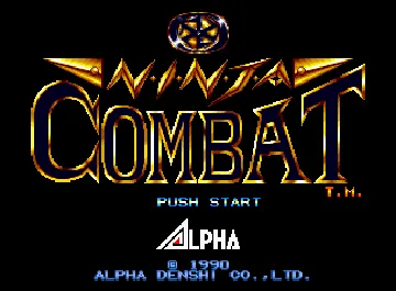 Ninja Combat screen shot title